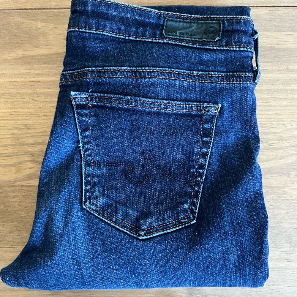 AG Adriano Goldschmied ANTHROPOLOGIE Stevie Slim Straight Denim Jeans Women’s 29 - Picture 13 of 13